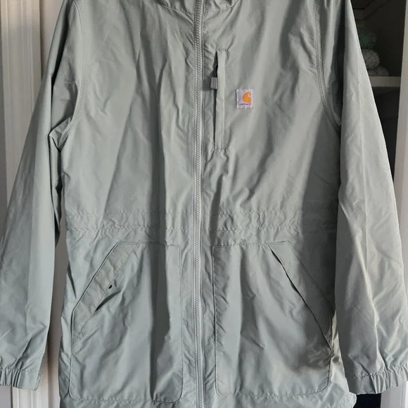 Carhartt Sage Green Hooded Jacket - Picture 3 of 4